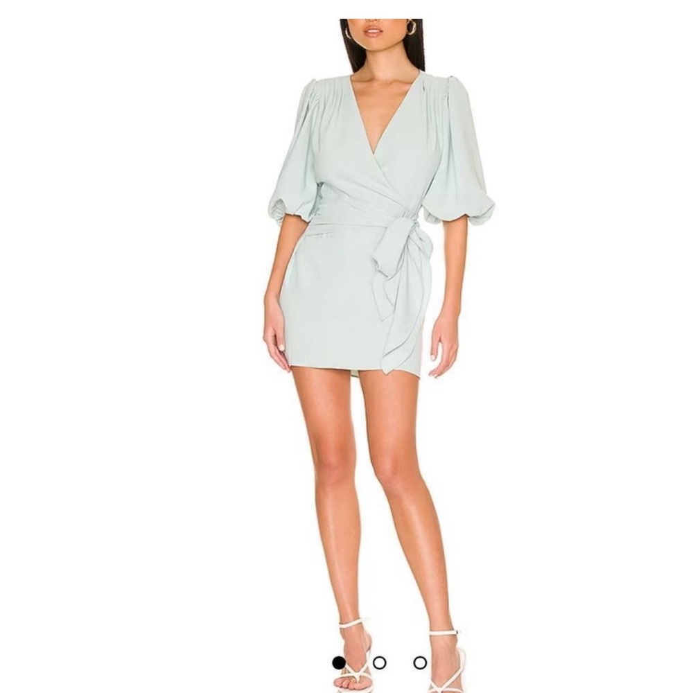 Amanda Uprichard  Alida Dress in Thyme Revolve